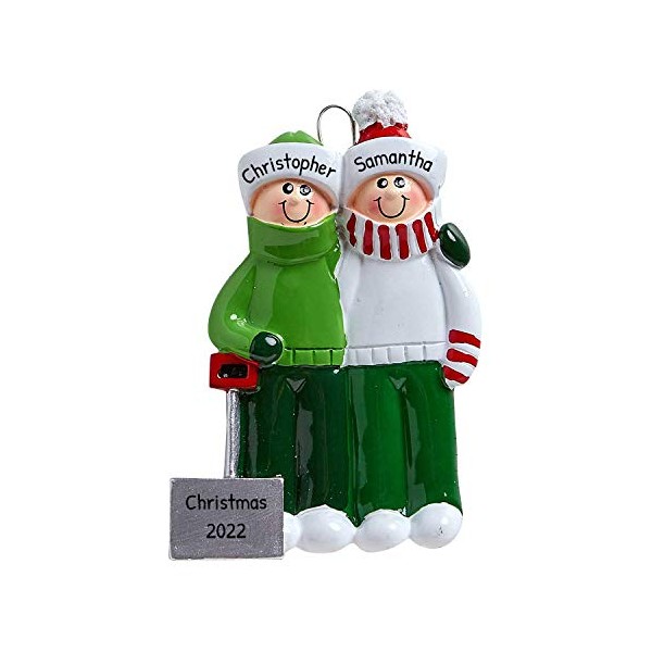 Personalized First Christmas Ornament Couple 2022 - First Christmas Together