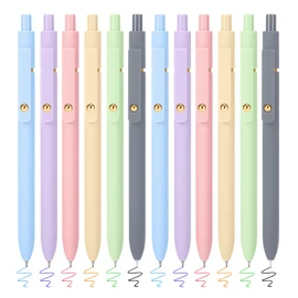 FIOVER Colored Pens, 12 Pack Colorful Gel Pens, Quick-Dry 0.7mm Medium Point for Journaling, Note Taking, Doodling, Aesthetic Office School Supplies, Gifts for Women Men(12PCS Multiple Colors)