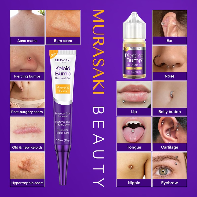 Piercing Keloid Bump Solution Kit | Piercing Aftercare Treatment with
