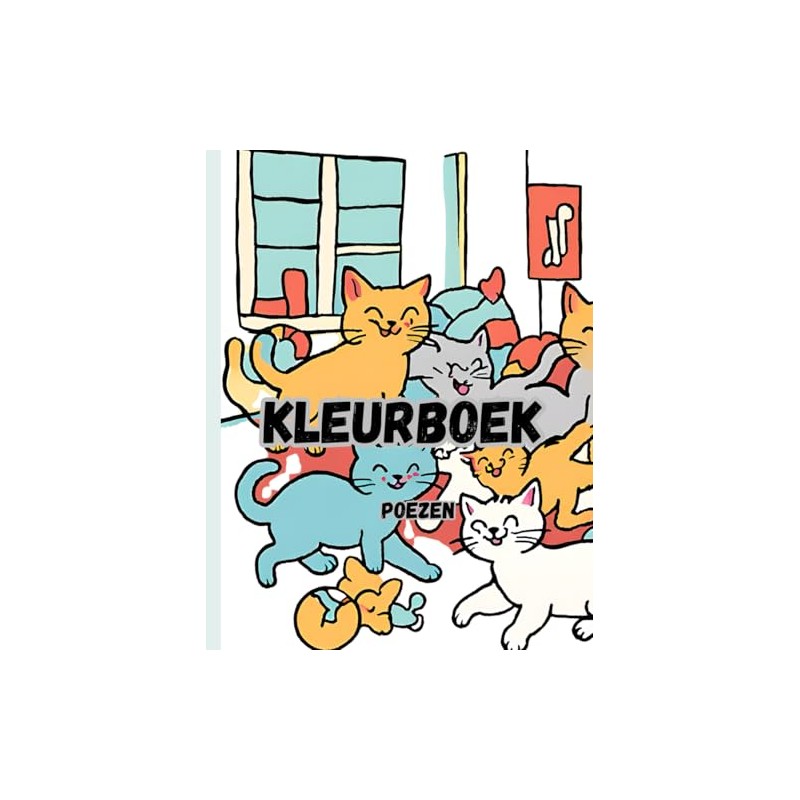 Kleurboek: Katten