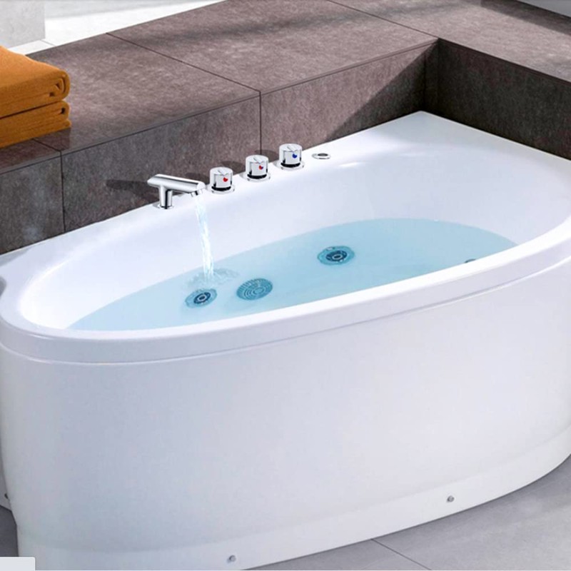 AFUDER Bath Mixer Shower Taps Bathroom Faucet Cold Hot Water