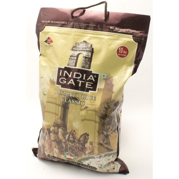 India Gate - White Basmati Rice - Classic, 10 Pound