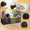 DYGZBLHT Coffee Bar Organizer, Metal Countertop Station With Handles, Coffee