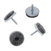 SBS Felt gliders with screw, diameter 35 mm, pack of