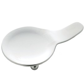 Takaman Metal Spoon Rest Silver Size (W x D x H): Approx. 3.5 x 2.1 inches (9 x 5.4 x 1.1 cm) 403004