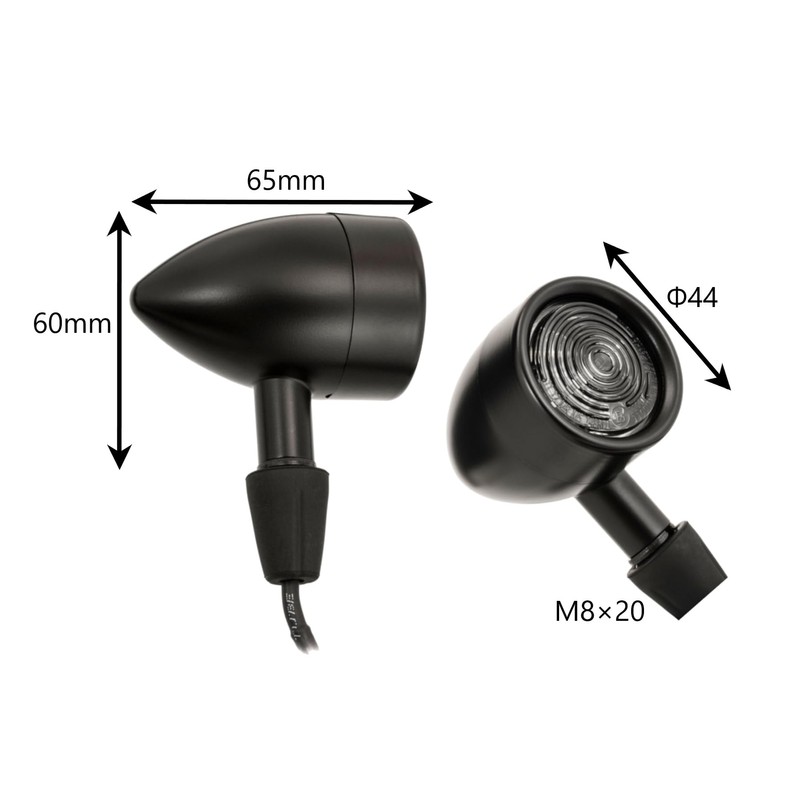 Motone MFX001 LED Turn Signal ICON 2 Pieces M8 General