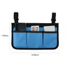 Wheelchair Bag with Pockets Reflective Strips Armrest Side Bag for
