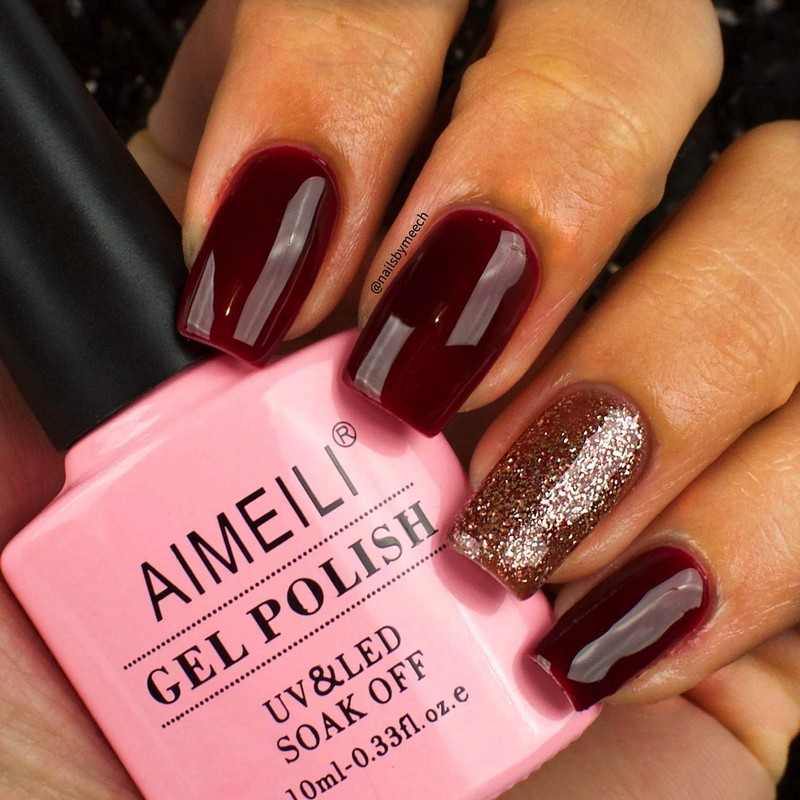 AIMEILI Soak Off U V LED Hema Free Gel Nail