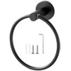 Stainless Steel Bathroom Towel Ring, Wall Mounted Bathroom Kitchen Towel