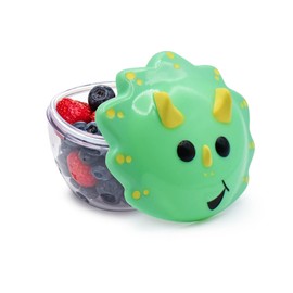 melii Animal Snack Containers with lids - Food Storage for Toddlers and Kids - Dinosaur