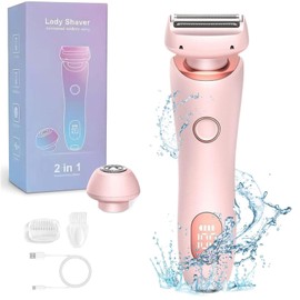 Dusk Razor for Women,Duskofficial Razor,Dusk Glide Pro 3.0, Electric Shaver for Women,Duskofficial The Glide Pro 3.0,Wet and Dry, Painless Hair Removal, Removable Head (Pink)