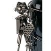 BRUBAKER Weinflaschenhalter Winzer - Flaschenständer Deko-Objekt aus Metall - Flaschenhalter