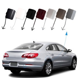 CZShiYue Car Rear Bumper Tow Hook Cover Fit for VW CC 2009 2010 2011 2012 Towing Eye Cap Trailer Cover 3C8807441 3C8 807 441 (Eni Grey, Passenger Side)