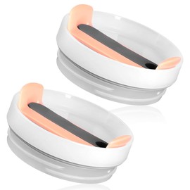 Lotsdonxia Spill-Resistant Tumbler Lid – Splash-Proof Accessory BPA-Free Replacement Cover 40oz Tumblers, Mugs, and Cups with Straw Hole for Travel and Daily Use (Pink)