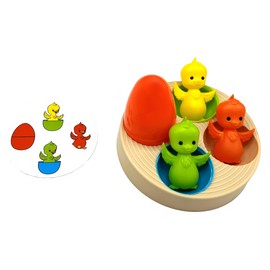Mukikim Duck Duck Goose - Color Sorting & Shape Stacking Board Game Challenge