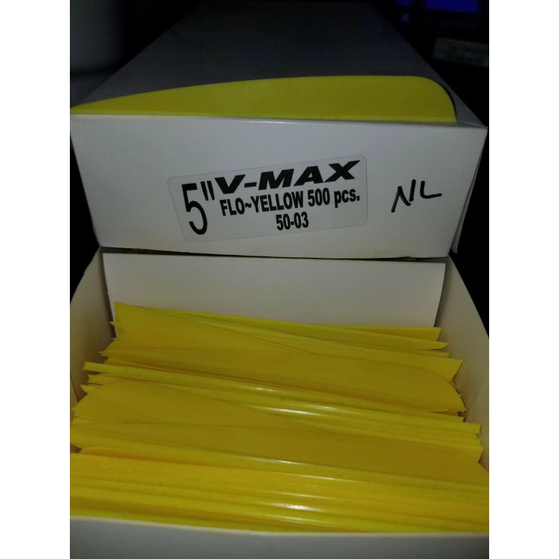 VaneTec V-Max 5" Vanes 150 Pack Arrow Fletchings 9 Color