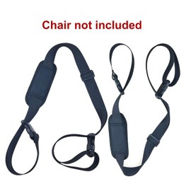 (2 Pack) WINGKIND Adjustable Beach Chair Carry Strap, Folding Chair Shoulder Strap for Beaches, Camping, Backpacking, Picnics and Other Items