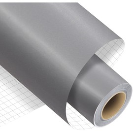 Madlie Silver Permanent Adhesive Vinyl Roll - 12" x 15 FT Premium Permanent Vinyl for Craft，Signs, Scrapbooking,and Other Craft Cutters.