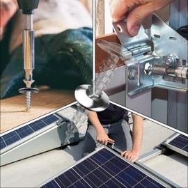 TXXATX Pack of 60 EPDM Sealing Washers M6.3 x 16 mm with Neoprene Coating Washers Stainless Steel Washers for Drilling Screws Spengler Screws