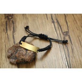 ZKXXJ Medical Bracelet for Women Men Adrenal Insufficiency Leather Adjustable Emergency Identification Cuff Bracelets, Medical Alert ID Bracelet, Allergy Awareness Jewelry