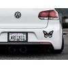 Bumper Car Stickers Butterfly, Black