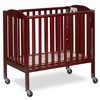 Dream On Me 3-in-1 Folding Portable Crib, Cherry, Large