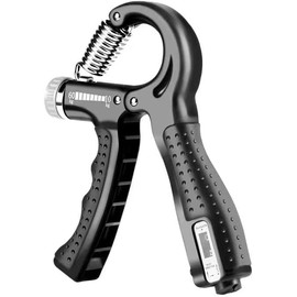 Grip Strength Trainer, Hand Grip Strengthener, Adjustable Resistance 11-132Lbs (5-60kg), Non-Slip Gripper, Perfect for Musicians Athletes and Hand Rehabilitation Exercising