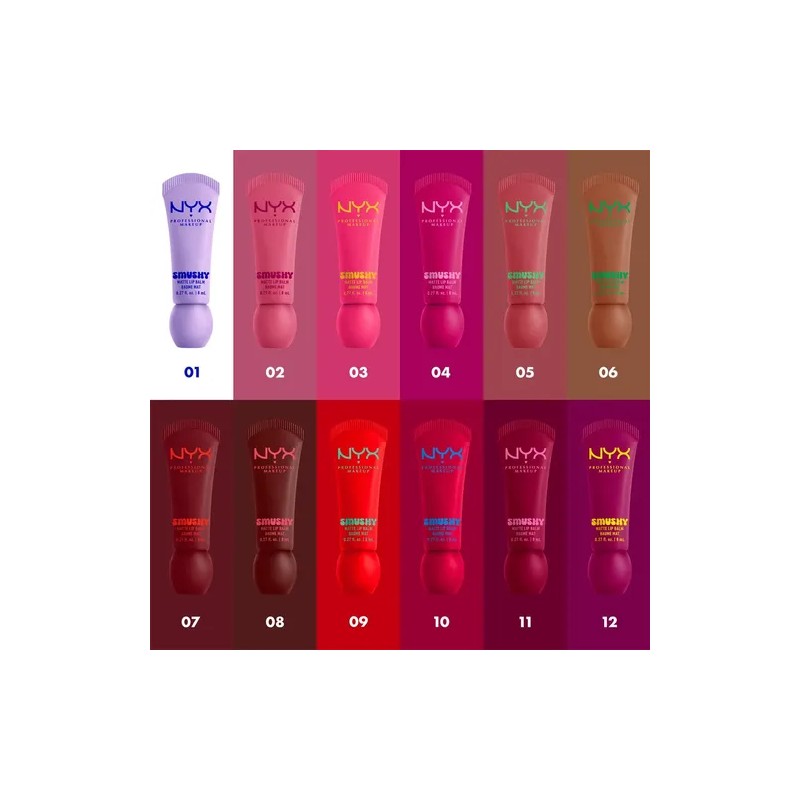 Bálsamo Labial Smushy Matte De Nyx Professional Makeup