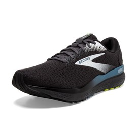 Brooks Men’s Ghost 16 Neutral Running Shoe - Black/Ebony/Blue - 13 Medium