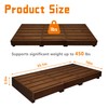 Outdoor Steps 3.5'' Height, Wooden Step Platform 35” Length, Step