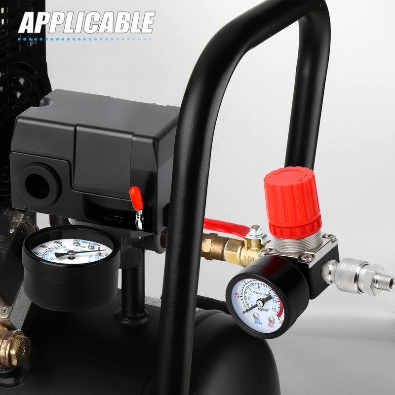 MEANLIN MEASURE Air Compressor Pressure Switch Control Valve 95-125 PSI