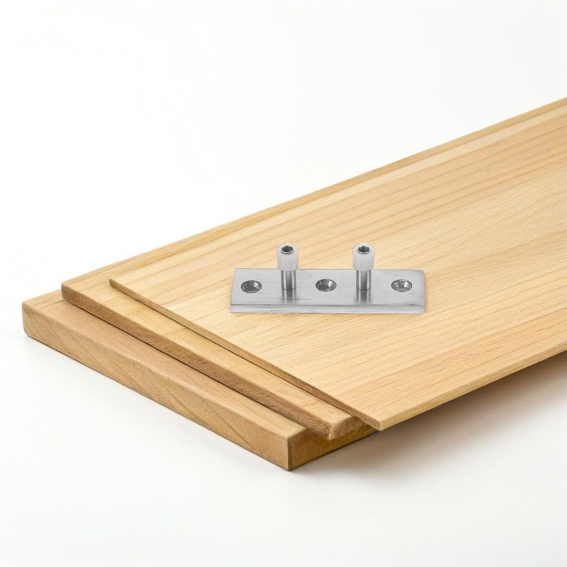 LALAFINA Stainless Steel Barn Door Stopper Easy Install No Tools
