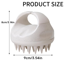 XMYCYuChen One Piece Comfortable Scalp Exfoliator Head Massager Soft Ergonomic Shower Hair Scrubber Brush Reduce Dandruff for Scalp Massager