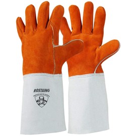 Rostaing Unisex's Splitweld Ultra Welding Gloves Size L Orange/Grey, 9 / L SplitWeld size 9/L