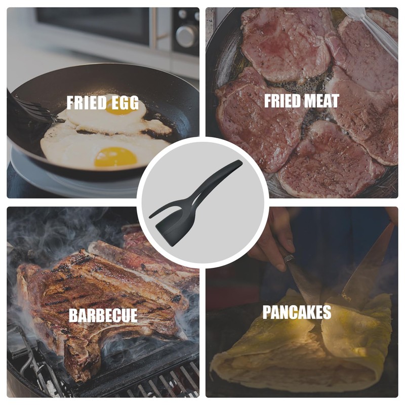 2-Piece Flipping Spatula, Kitchen Utensil Set, Cooking Spatula, Kitchen Non-Stick