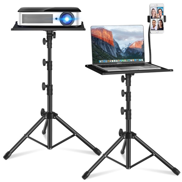 Projector Stand,Laptop Tripod Stand Adjustable Height 17.7 to 47.2 Inch