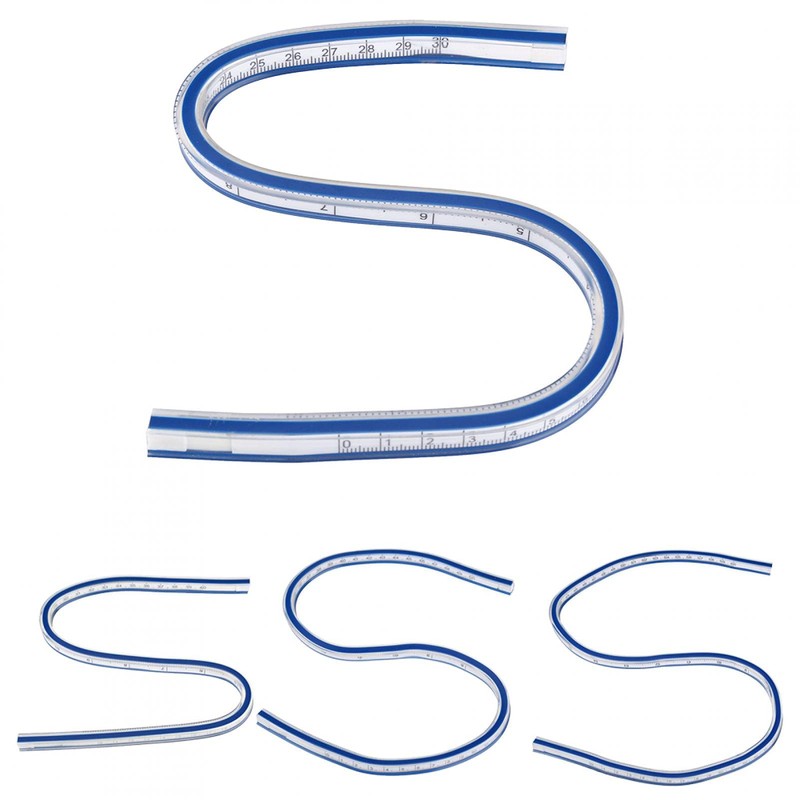 Curve Runner Ruler Flexible Curve Ruler Curved Ruler Measurement Tool