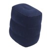 Inflatable Foot Rest Double Valve Blue PVC Flocking Washable Inflatable