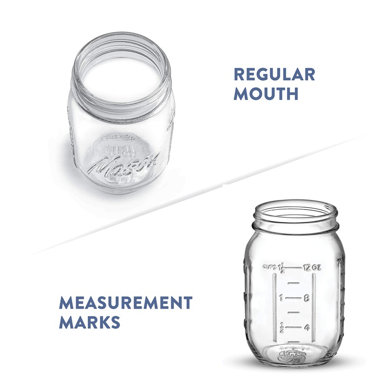 Paksh Novelty Mason Jars with Lids & Sealer - 5
