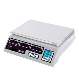 SOGA 40kg Digital Commercial Kitchen Scales Shop Electronic Weight Scale Food White