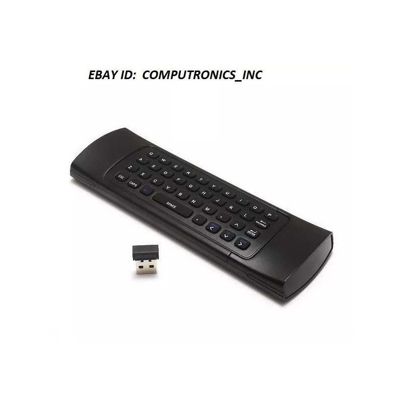Jadoo 2.4GHz Fly Air Mouse + Wireless Qwerty Keyboard Remote