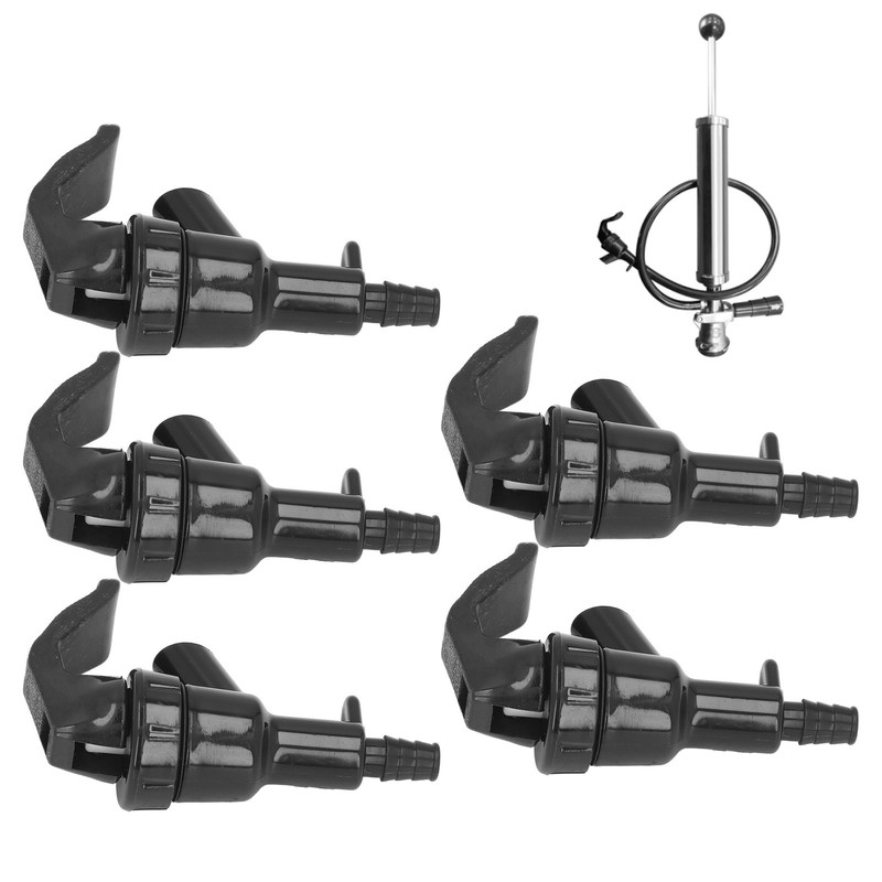 5Pcs Beer Tap Brewing Barrel Faucet ABS 20PSI 1/4in Bard