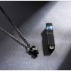 RIMZVIUX Vertical Bar Zircon Cremation Jewelry for Ashes Men Women