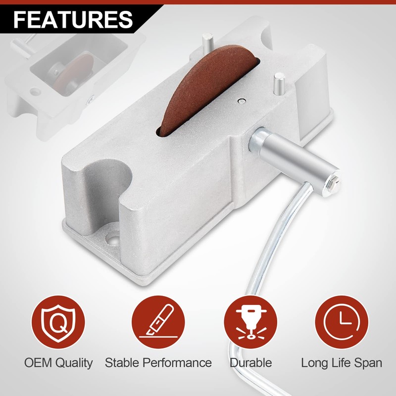 TEMSONE Piston Ring Cutting Wheel Filing Tool, Piston Ring Grinder,