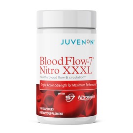 Juvenon Advanced BloodFlow-7 Nitro XXXL Support Supplement – Maximum Circulation Formula and Daily Wellness – 3X Strength Capsules Helps Your Performance