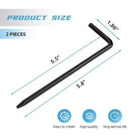 Headlight Retainer Pin for Silverado Sierra 1999-2007 and 42442 Headlight Mounting Retainer Bracket Support Pin 1 pack