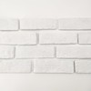 Jusmioke 40 Pcs White Thin Brick Veneers, 2.4" x 7.9"