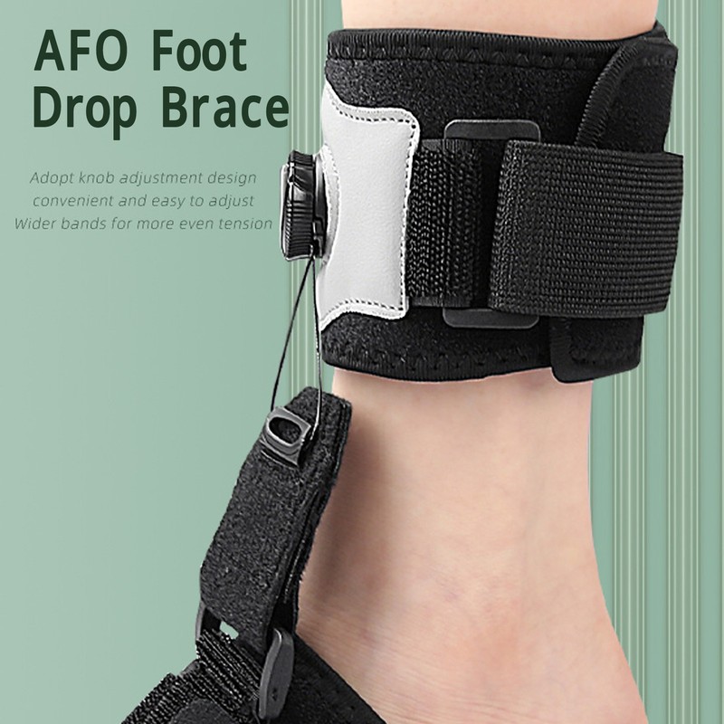 AFO Foot Drop Brace Adjustable Day Night Ankle Support Drop