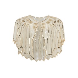 ArtiDeco Women's Wrap, Stole for An Evening Dress, 1920s Retro Scarf, Wedding Party, Bridal Stole, Gatsby Costume Accessories -