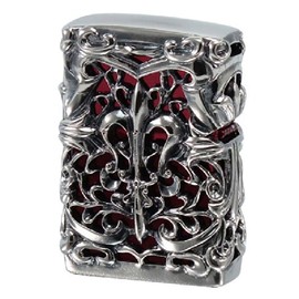 DEVIN Ashtray/Smoker, Silver, 2.5 x 1.8 x 0.9 inches (6.3 x 4.5 x 2.3 cm)
